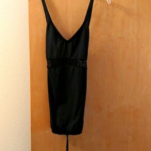 Fancy black tankini swimsuit small